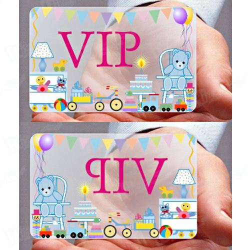 Transparent Plastic Business Cards With Full Color Printing